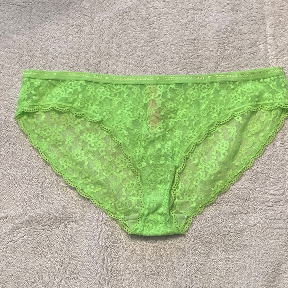 Set of 3 Victoria's Secret Neon Stretch Lace Panties - Picture 2 of 7